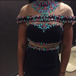 Rachel Allan Beaded Prom/Pageant Dress